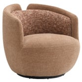 Rexington Home Junrel Chenille Swivel Armchair