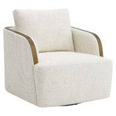 Rexington Home Ivory Janrix Swivel Armchair