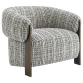 Rexington Home Black &amp; White Jimrel Tub Chair