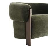 Rexington Home Moss Jimrel Velvet Tub Chair
