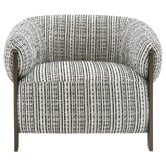 Rexington Home Black &amp; White Jimrel Tub Chair