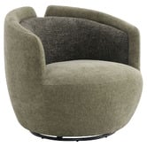 Rexington Home Junrel Chenille Swivel Armchair
