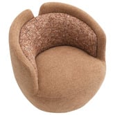 Rexington Home Junrel Chenille Swivel Armchair