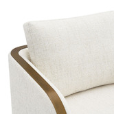 Rexington Home Ivory Janrix Swivel Armchair