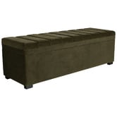 Rexington Home Jerold Velvet Storage Ottoman Bench