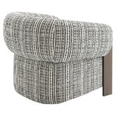 Rexington Home Black &amp; White Jimrel Tub Chair