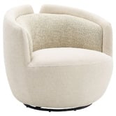Rexington Home Junrel Chenille Swivel Armchair