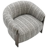 Rexington Home Black &amp; White Jimrel Tub Chair