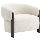 Rexington Home Ivory Jimrel Chenille Tub Chair