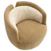 Rexington Home Junrel Chenille Swivel Armchair