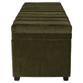 Rexington Home Jerold Velvet Storage Ottoman Bench