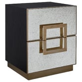 Rexington Home Jancent 2 Drawer Bedside Table