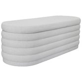 Rexington Home Joriel Upholstered Storage Ottoman Bench