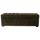 Rexington Home Jerold Velvet Storage Ottoman Bench