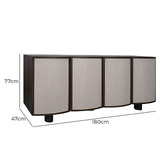 Rexington Home Janiel 4 Door Sideboard
