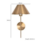 Rexington Home Janvel Metal Wall Sconce