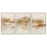 Rexington Home Golden Touch Framed Canvas Wall Art Triptych