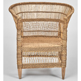 Tribal Expressions Authentic Malawi Reed Armchair