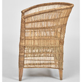 Tribal Expressions Authentic Malawi Reed Armchair