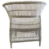 Tribal Expressions Authentic Malawi Reed Armchair