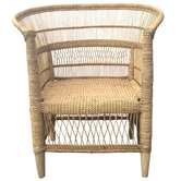 Tribal Expressions Authentic Malawi Reed Armchair