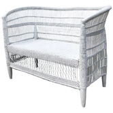 Tribal Expressions Authentic Malawi Reed 2 Seater Chair