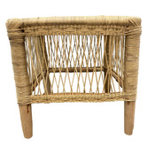 Tribal Expressions Malawi Rattan Side Table