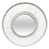 Tribal Expressions Ponyo Rattan Wall Mirror