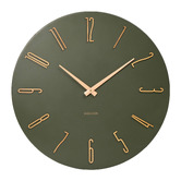 Karlsson 60cm Esmerado Metal Wall Clock
