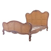 Carrington Furniture Parisian Rattan &amp; Wood Bed