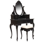 Carrington Furniture French Provincial Paris Dressing Table and Stool