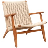 Carrington Furniture Ellesha Timber &amp; Nylon Armchair