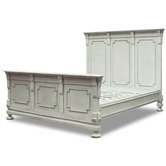 Carrington Furniture Antique White Augusta Mindi Wood Bed Frame