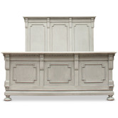 Carrington Furniture Antique White Augusta Mindi Wood Bed Frame