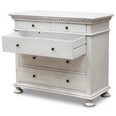 Carrington Furniture Antique White Augusta Mindi Wood Chest of Drawers