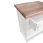 Carrington Furniture Toulouse 3 Drawer Bedside Table