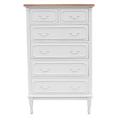 Carrington Furniture Marseille 6 Drawer Tallboy