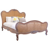 Carrington Furniture Parisian Rattan &amp; Wood Bed