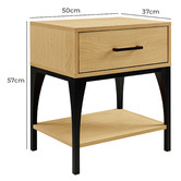 Carrington Furniture Travis Bedside Table