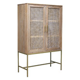Carrington Furniture Lilo 2 Door Rattan Cabinet