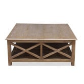 Carrington Furniture Hamptons Square Mindi Wood Coffee Table