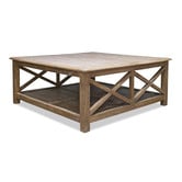 Carrington Furniture Hamptons Square Mindi Wood Coffee Table