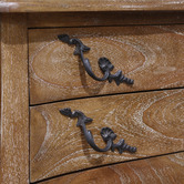 Carrington Furniture French Provincial Chateaux 2 Drawer Bedside Table