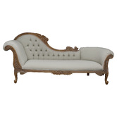 Carrington Furniture Classic French Chaise Sofa