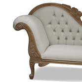 Carrington Furniture Classic French Chaise Sofa