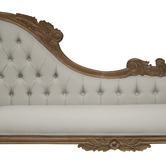 Carrington Furniture Classic French Chaise Sofa
