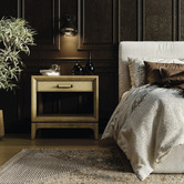 Carrington Furniture Eryn 1 Drawer Bedside Table