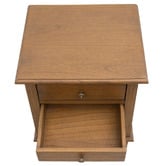 Carrington Furniture Betty Indonesian Oak Wood Bedside Table