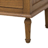 Carrington Furniture Betty Indonesian Oak Wood Bedside Table