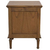 Carrington Furniture Betty Indonesian Oak Wood Bedside Table